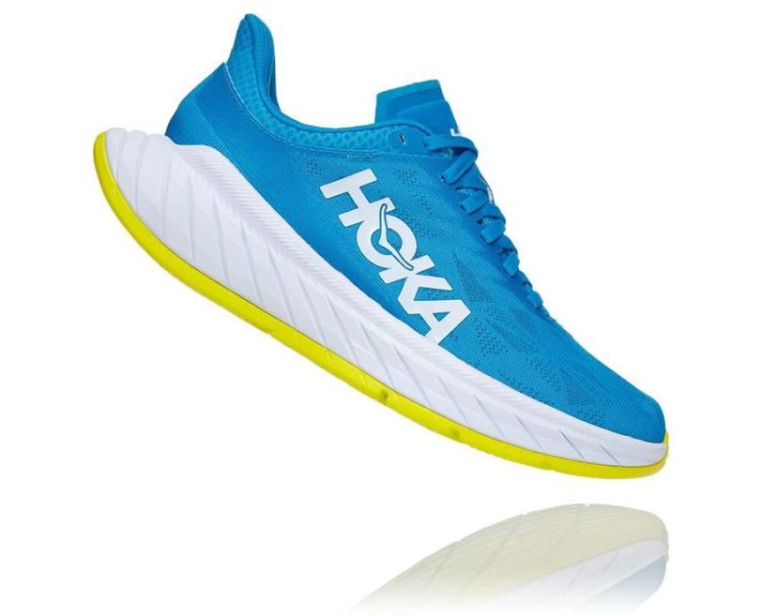 HOKA ONE ONE Carbon X 2 for Women Diva Blue / Citrus